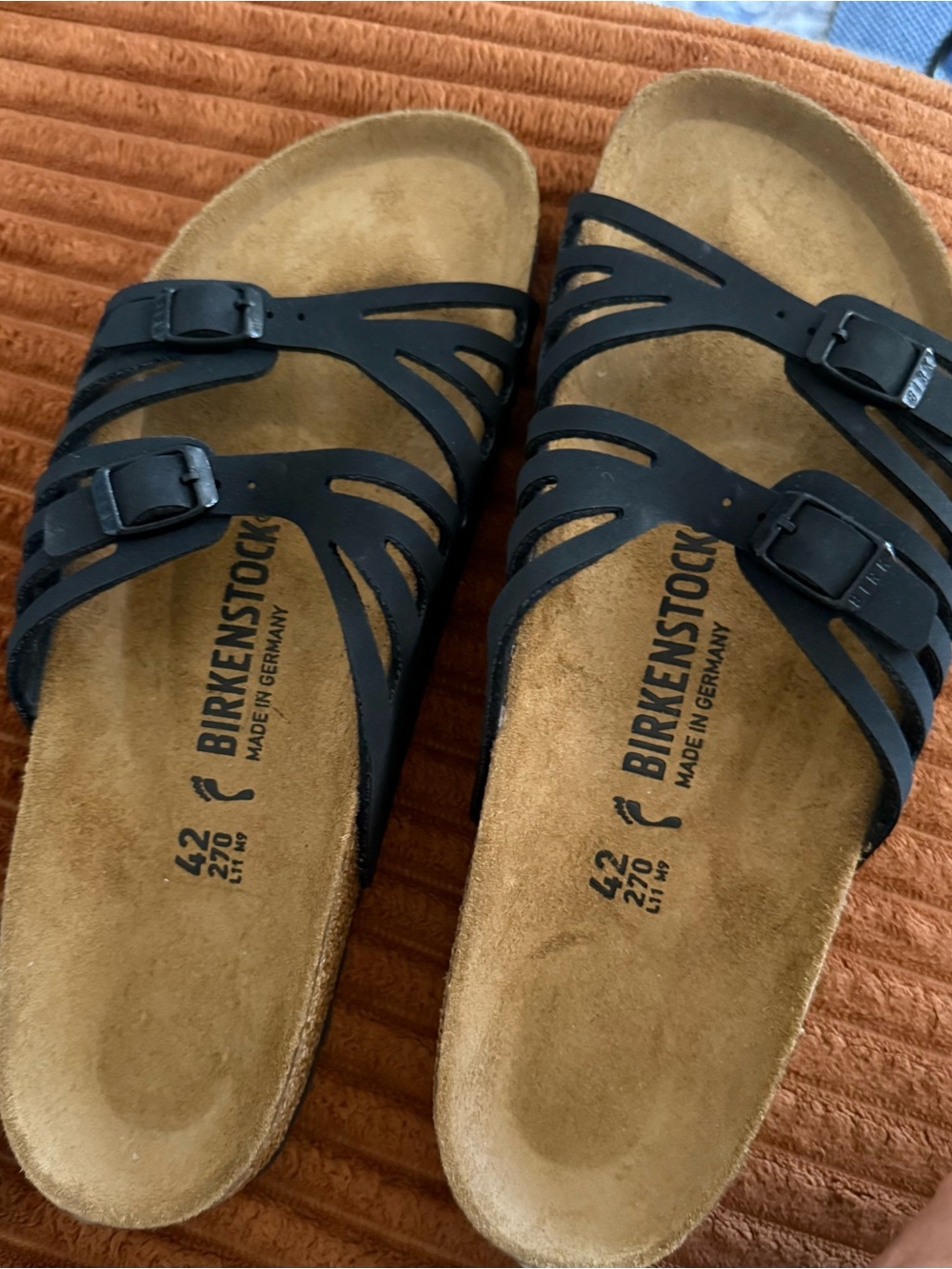 BIRKENSTOCK GRANADA SOFT FOOTBED BLACK